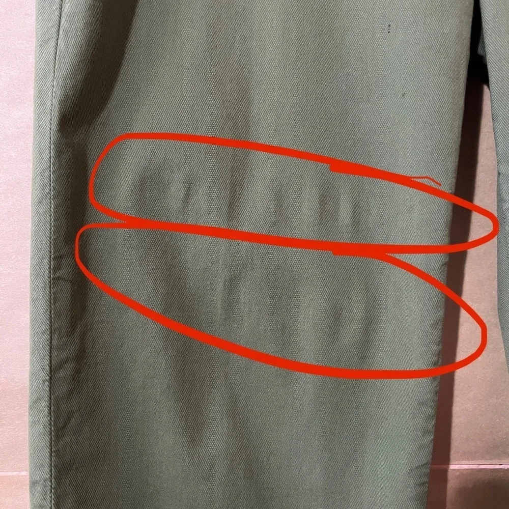 Frank & Eileen | Wicklow Pants The Italian Chino Twill Cotton Olive Green Size 0